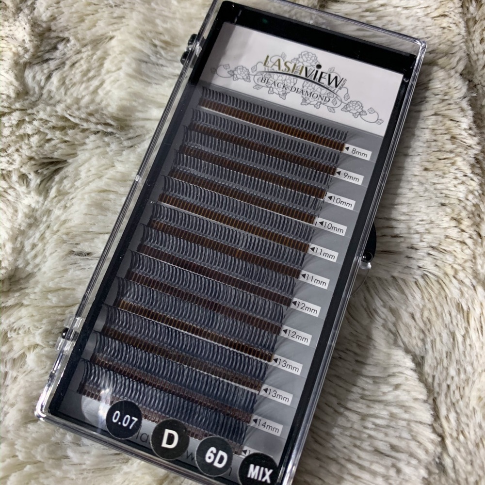 LASHVIEW Rapid Blooming Eyelash Extension D